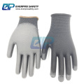 EVERPRO SAFETY Wholesale Economic 13 Gauge Polyester Knitted Work Gloves PU Dipped with EN388 3131X